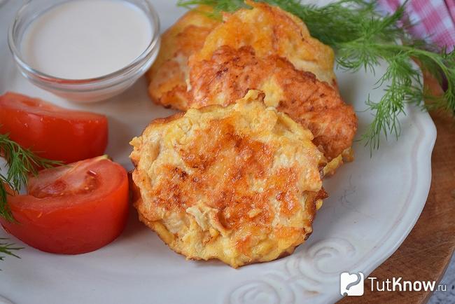 Готовые куриные отбивные в сырном кляре