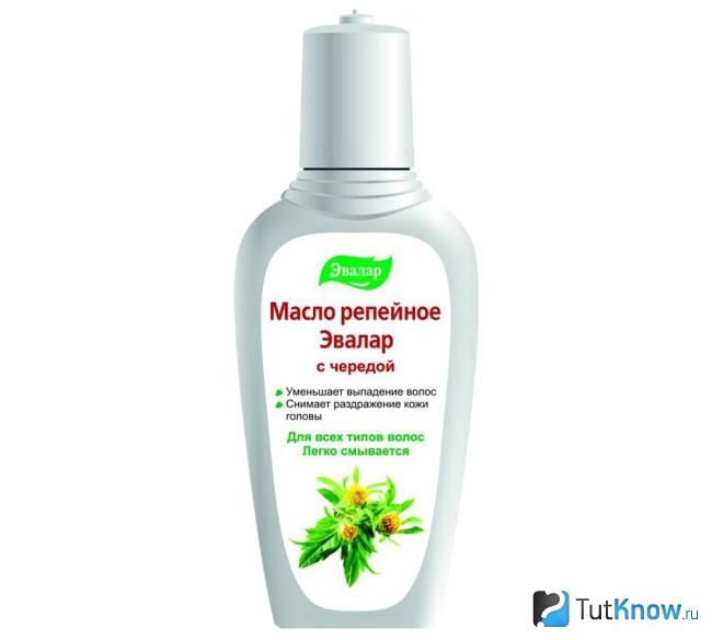 Репейное масло Эвалар для секущихся волос