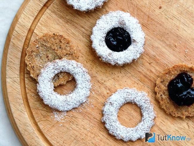Линцерское печенье с миндалем