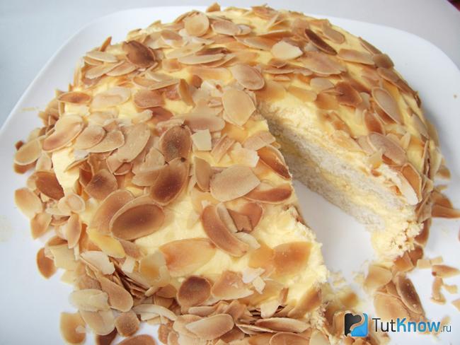 Торт из миндальной муки
