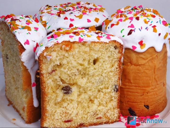 Миндальный кулич