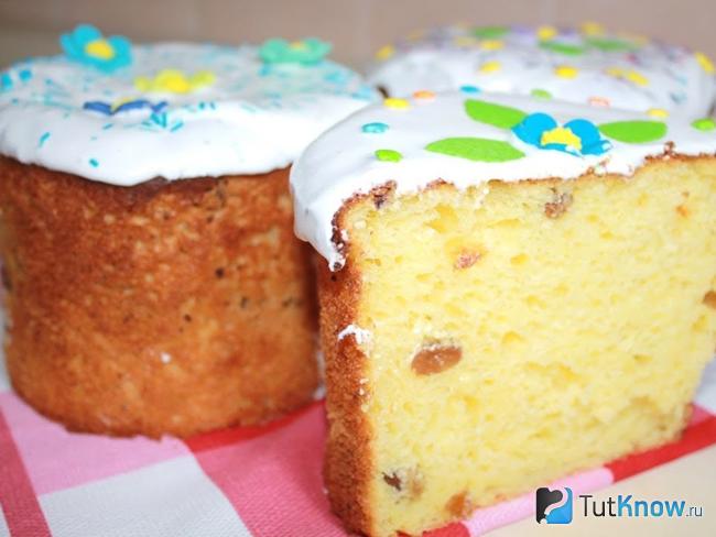 Кулич с апельсиновой цедрой