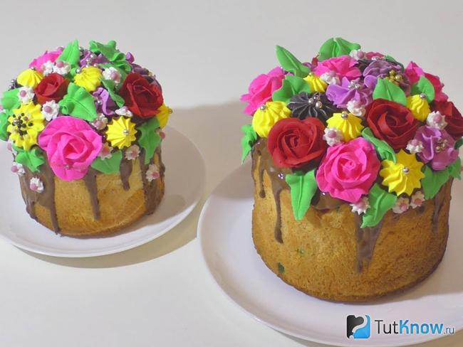 Царский кулич на сливках с коньяком и шафраном