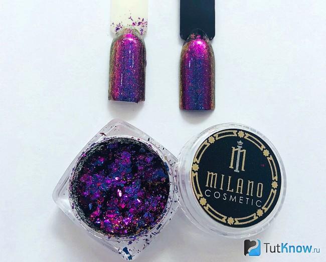 Хлопья Юки для маникюра