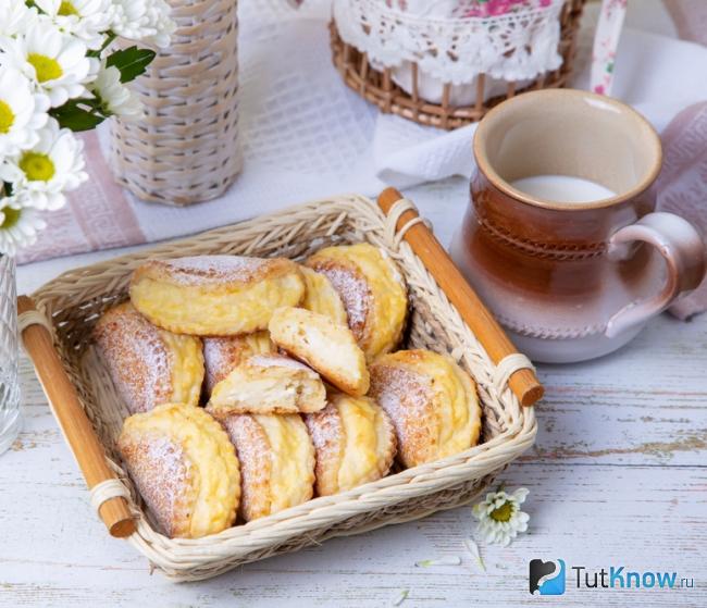 Песочное печенье с творогом