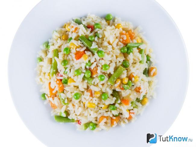 Рецепты риса с овощами
