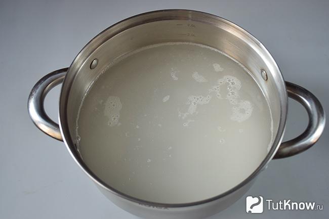 Соленая вода для картофеля