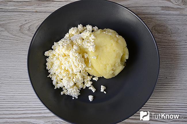 Картофель и творог
