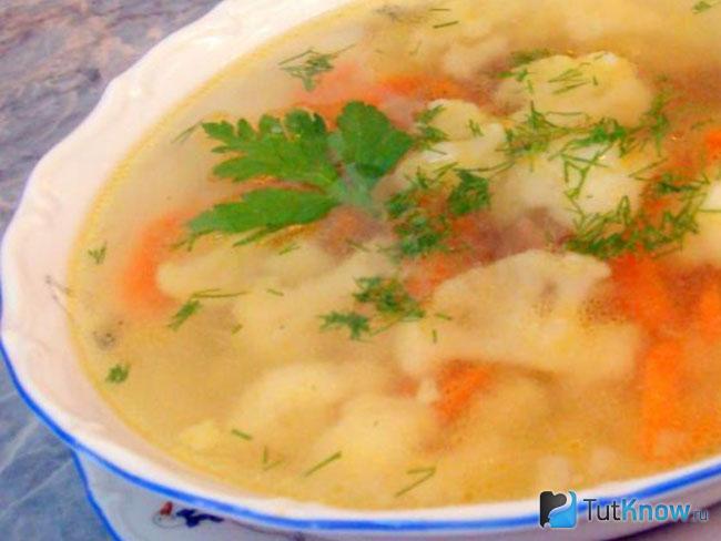 Куриный суп с макаронами