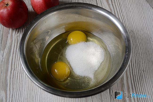 Яйца с сахаром