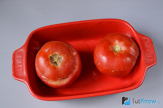 Томаты с яйцами