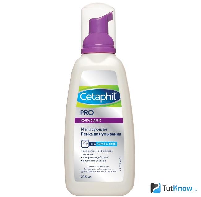 Матирующая пенка для умывания Cetaphil