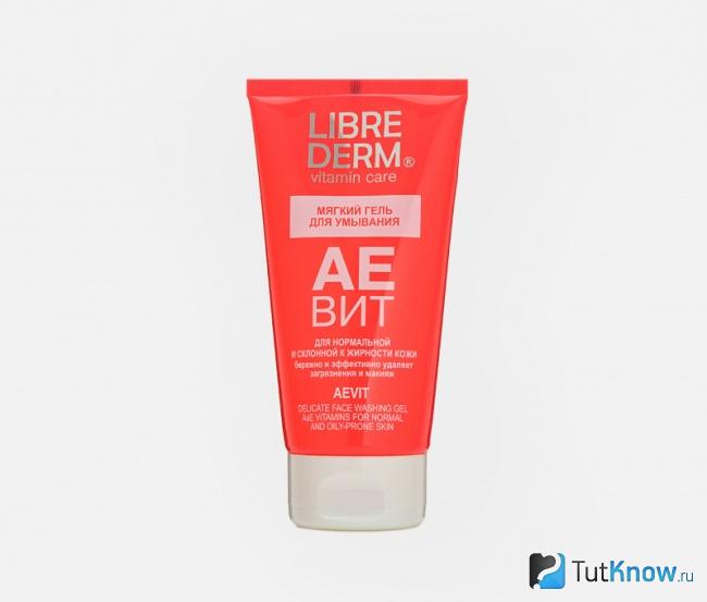 Мягкий гель для умывания Аевит Librederm