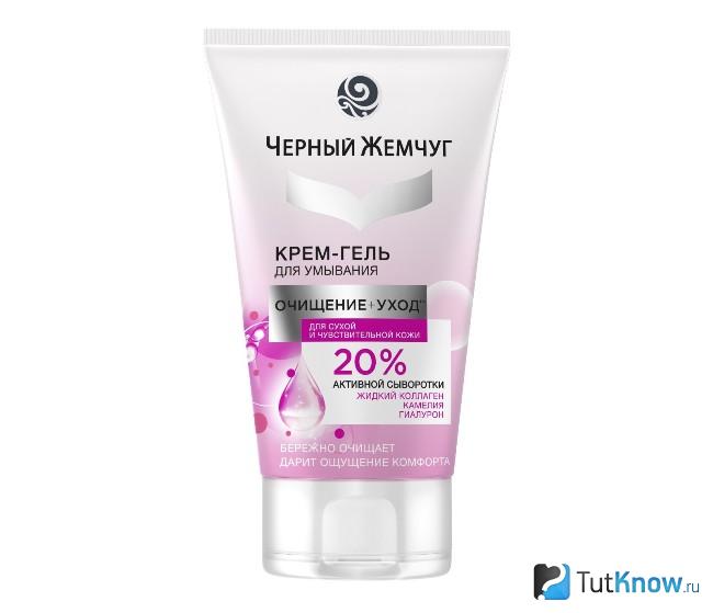 Гель для умывания «Очищение + уход» Черный Жемчуг