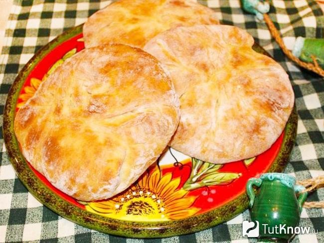 Пирог с мясом и картошкой на воде