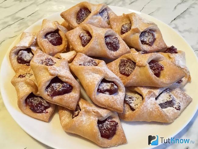 Печенье Конвертики с вареной сгущенкой