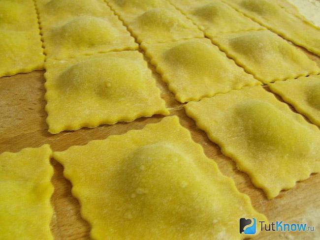 Равиоли с куриным фаршем