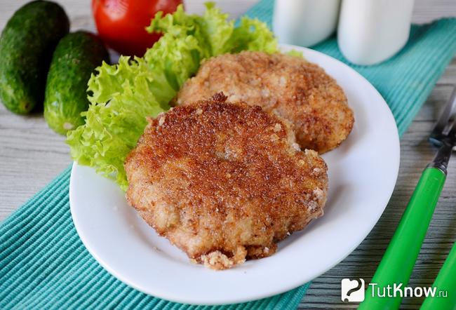 Шницель из фарша