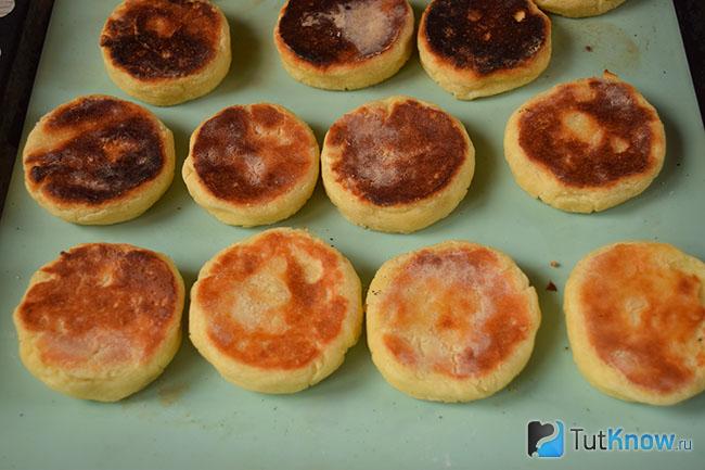 Готовые сырники с рисовой мукой