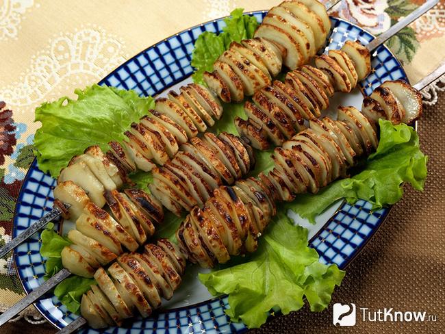 Картофель с салом