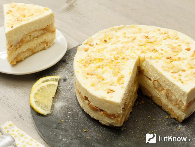 Лимонный тирамису (Tiramisu with Limoncello)