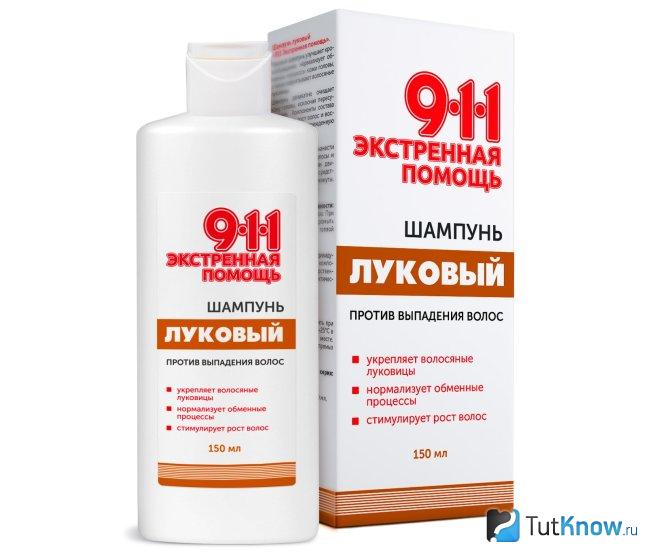Луковый шампунь 911 для роста волос