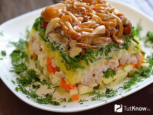 Салат с кукурузой