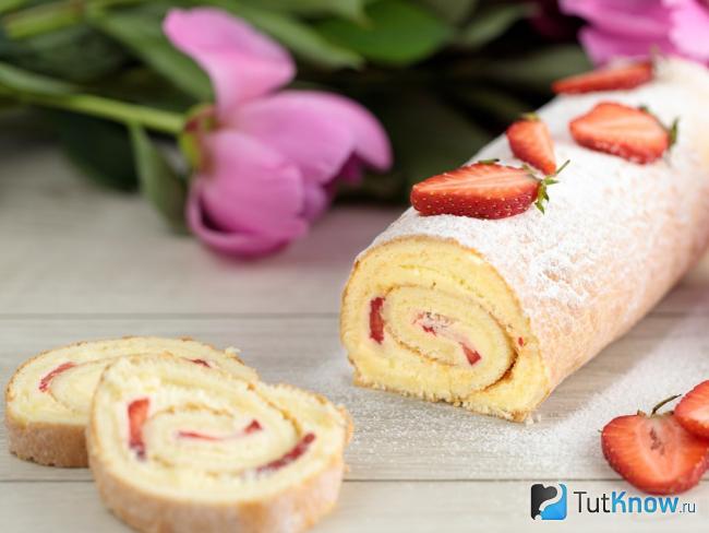 Рецепты изделий из бисквита