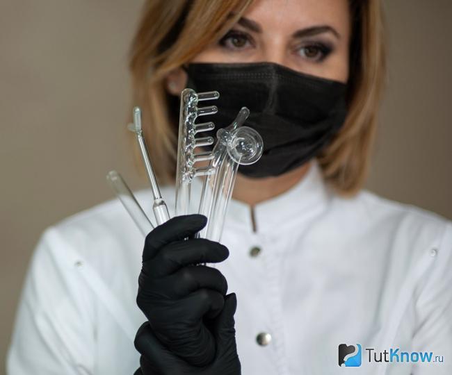 Насадки для Дарсонаваля для ухода за лицом