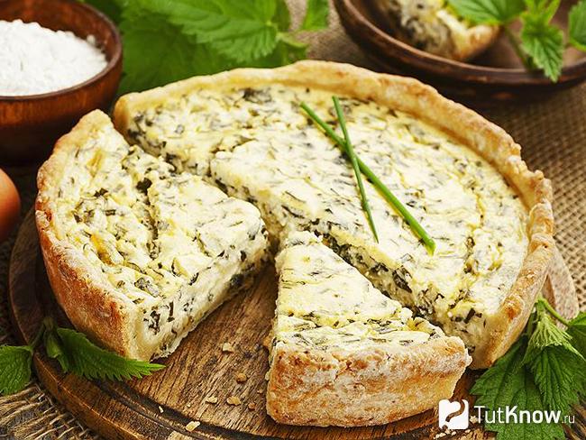 Рецепт с крапивой и творогом