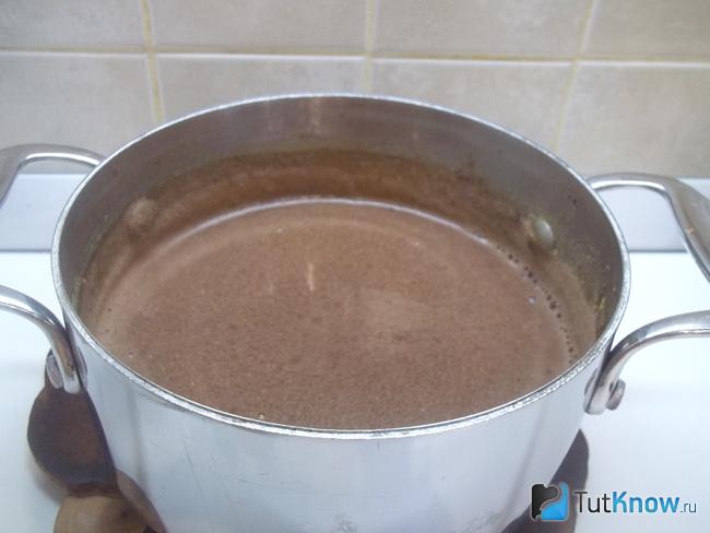 Масса охлаждается