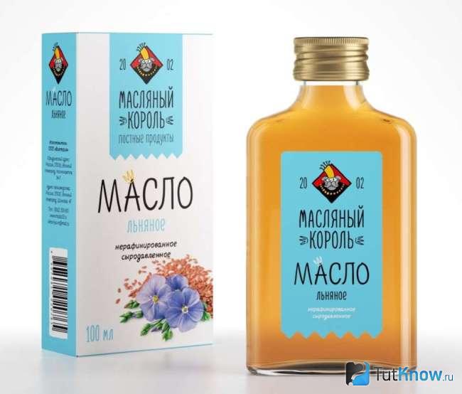Льняное масло Масляный король для волос