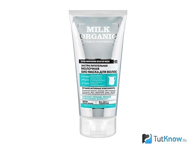 Экстрапитательная молочная биомаска для волос от Organic Shop Milk