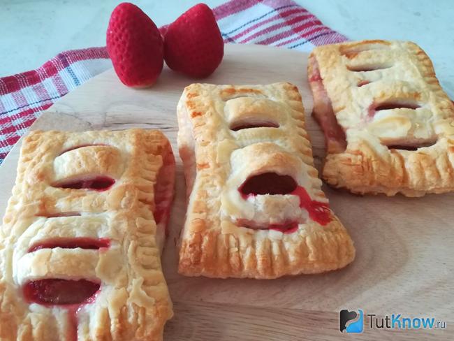 Начинка из замороженной клубники
