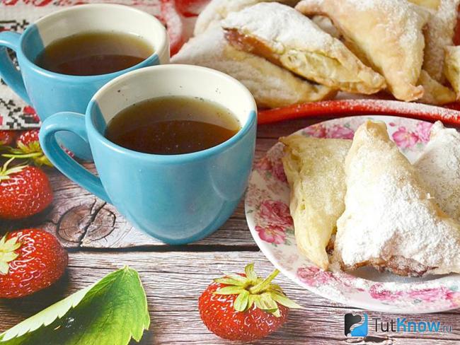 Начинка из клубники и творога