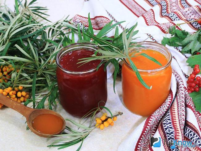 Желе из облепихи без варки