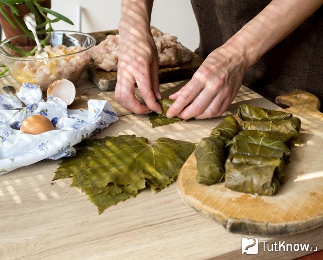 Приготовление долмы