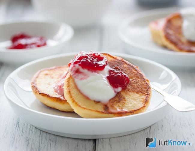 Классические оладьи с сыром
