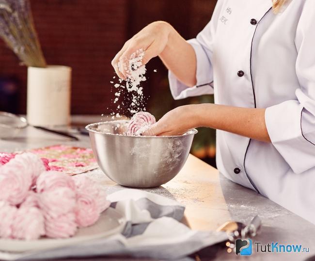 Приготовление домашних маршмеллоу