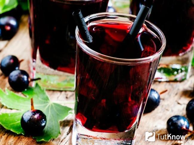 Из смородины с лимонной кислотой