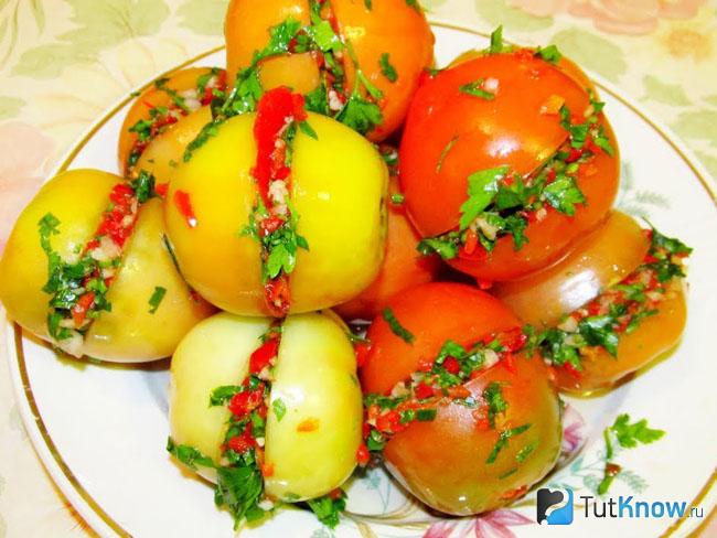 Начинка из репчатого лука и зелени