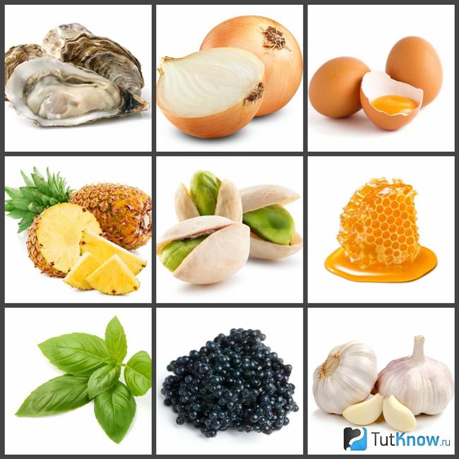 Продукты-афродизиаки для мужчин