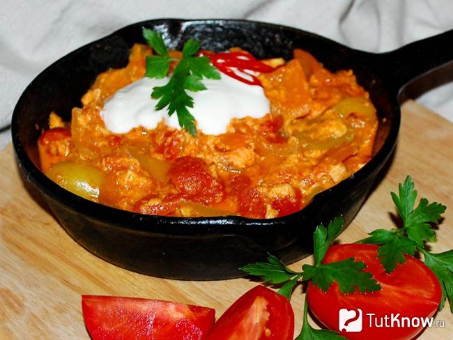 Из моркови и фасоли