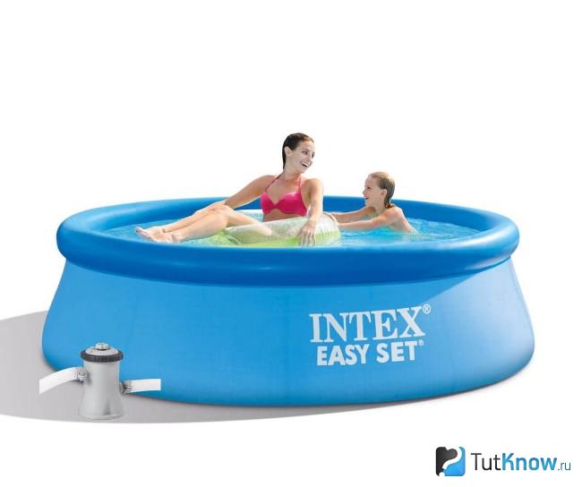 Надувной бассейн Intex