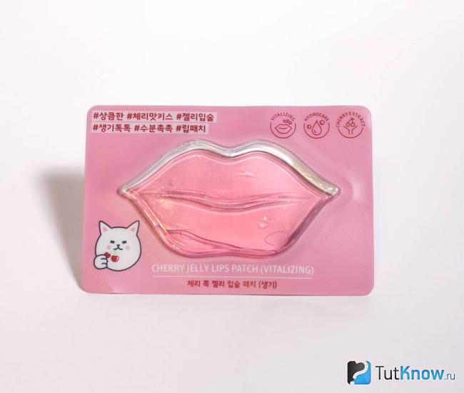 Патчи для губ Cherry Jelly Lips Patch Vitalizing