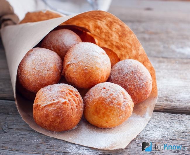 Творожные пончики с хрустящей корочкой