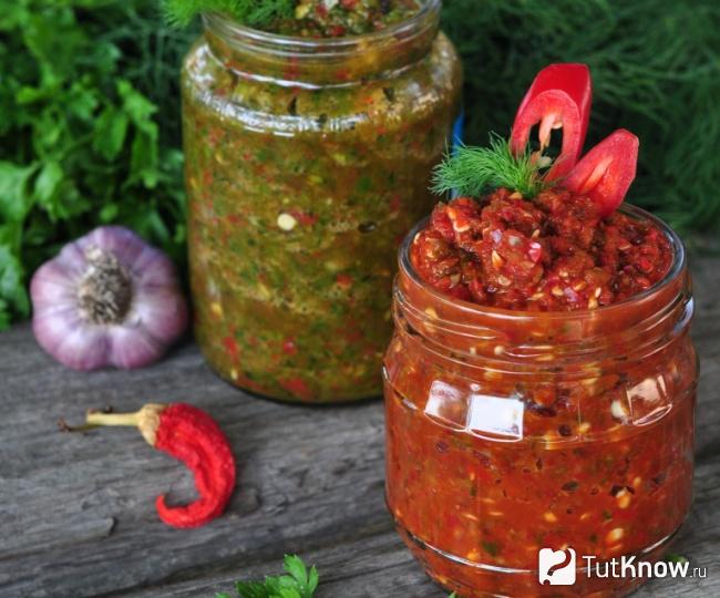 Грузинская аджика из перца