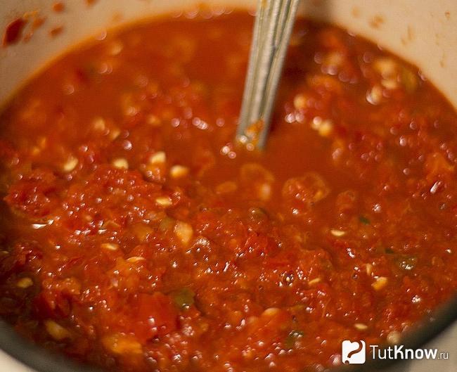 Приготовление аджики из перца