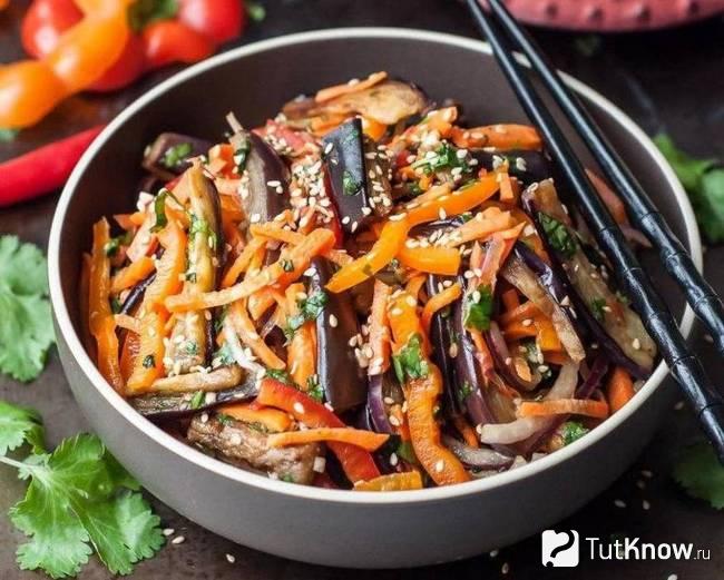 Баклажаны по-корейски