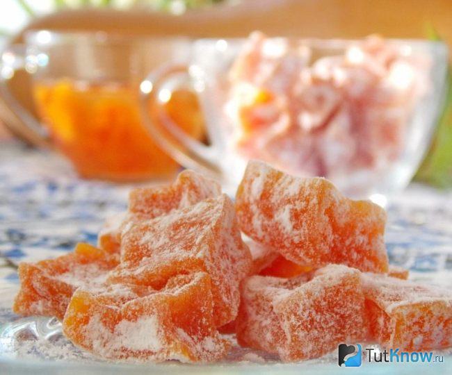 Цукаты из тыквы